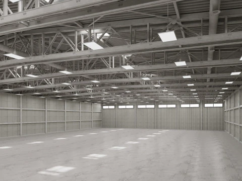 Warehouse 21 interior 3D Model