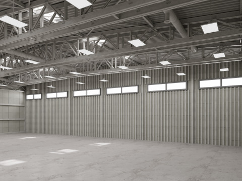 Warehouse 21 interior 3D Model