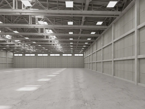 Warehouse 21 interior 3D Model
