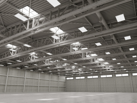 Warehouse 21 interior 3D Model