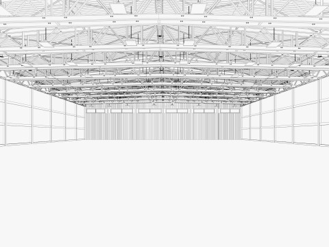 Warehouse 21 interior 3D Model