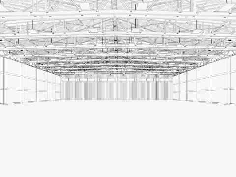 Warehouse 21 interior 3D Model