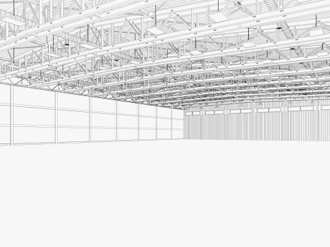Warehouse 21 interior 3D Model
