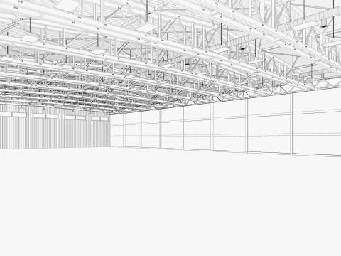 Warehouse 21 interior 3D Model