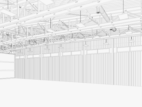 Warehouse 21 interior 3D Model