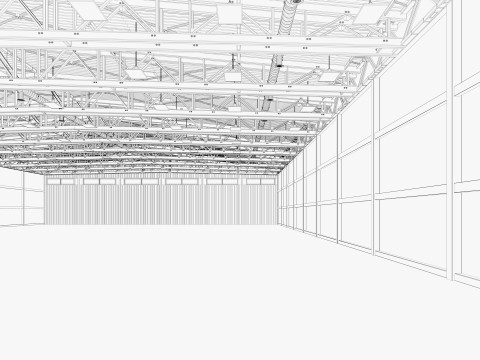 Warehouse 21 interior 3D Model