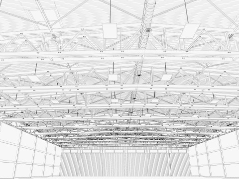 Warehouse 21 interior 3D Model