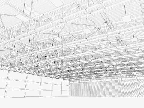Warehouse 21 interior 3D Model