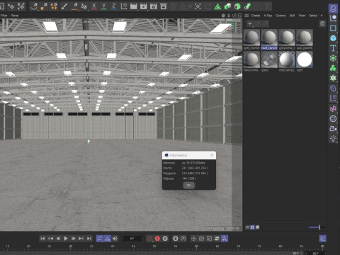 Warehouse 21 interior 3D Model