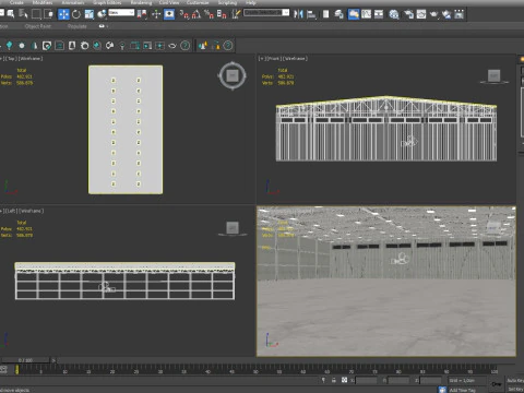 Warehouse 21 interior 3D Model