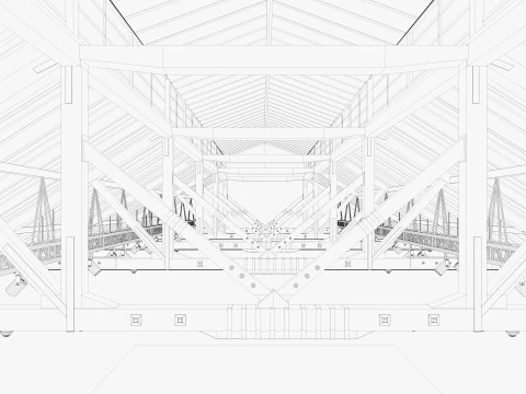 Deckenl&uuml;ftungsrohre 17 3D Modell