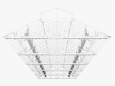 Deckenl&uuml;ftungsrohre 17 3D Modell