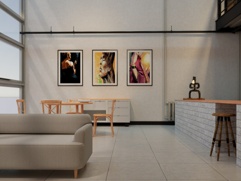 Warehouse Home Loft Office 2 Modello 3D