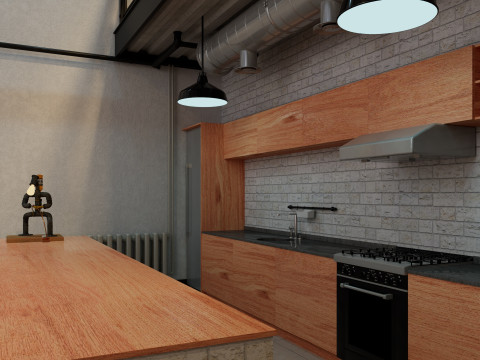 Warehouse Home Loft Office 2 Modello 3D