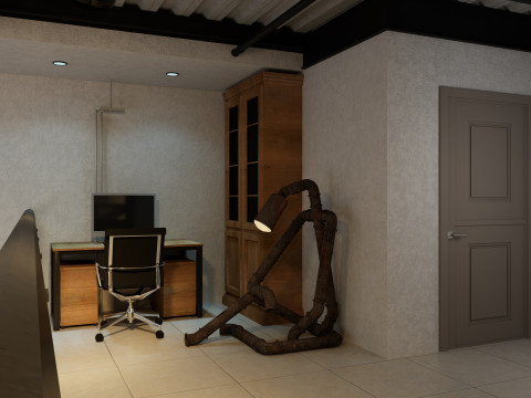 Warehouse Home Loft Office 2 Modello 3D