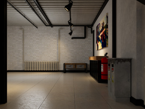 Warehouse Home Loft Office 2 Modello 3D