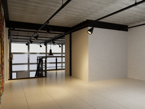 Warehouse Home Loft Office 2 Modello 3D