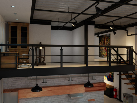 Warehouse Home Loft Office 2 Modello 3D