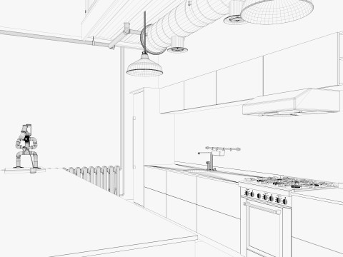 Warehouse Home Loft Office 2 Modello 3D
