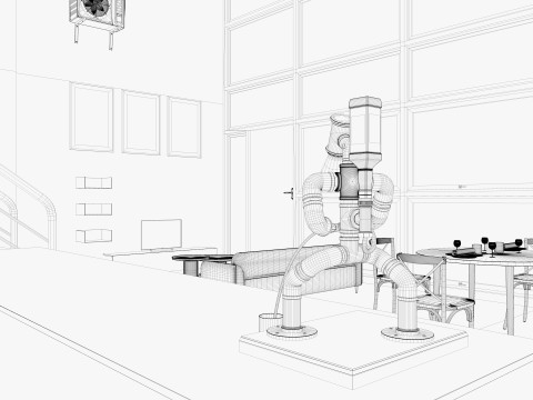 Warehouse Home Loft Office 2 Modello 3D