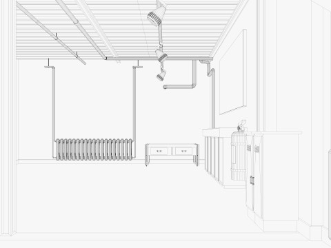 Warehouse Home Loft Office 2 Modello 3D