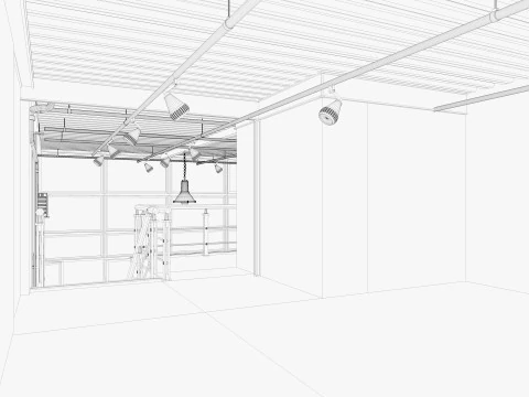 Warehouse Home Loft Office 2 3D Model