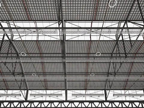 Tubi di ventilazione a soffitto 18 Modello 3D