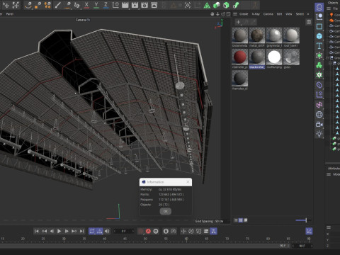 Ceiling Ventilation Pipes 18 3D Model