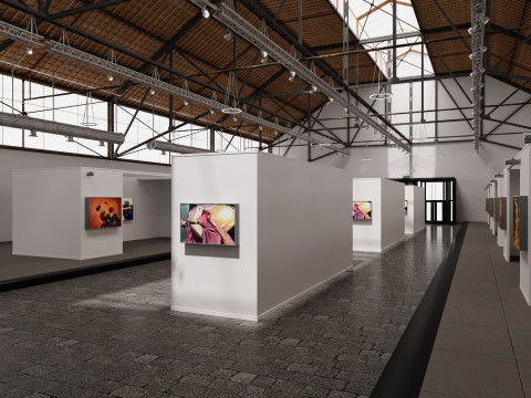 Art Gallery Exhibition 6 3D Model