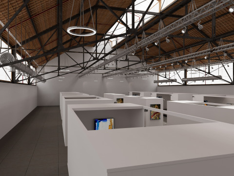 Art Gallery Exhibition 6 3D Model