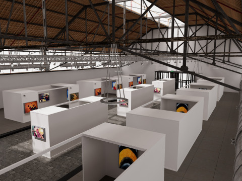 Art Gallery Exhibition 6 3D Model