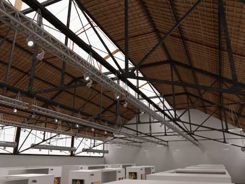 Art Gallery Exhibition 6 3D Model