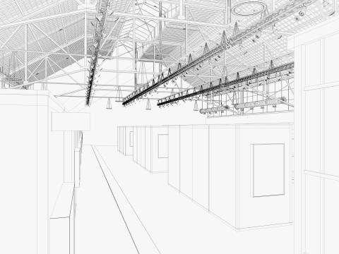 Art Gallery Exhibition 6 3D Model