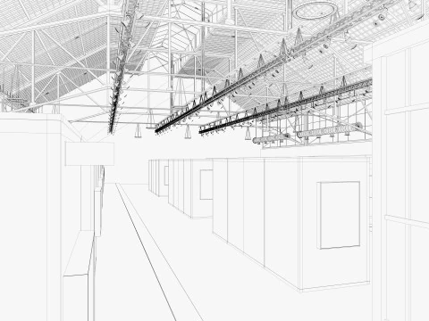 Art Gallery Exhibition 6 3D Model