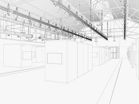 Art Gallery Exhibition 6 3D Model