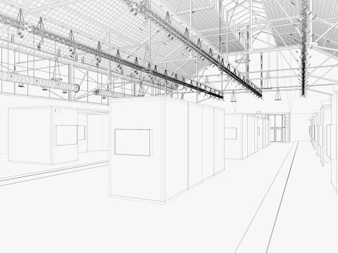 Art Gallery Exhibition 6 3D Model