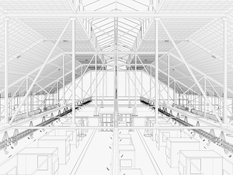 Art Gallery Exhibition 6 3D Model