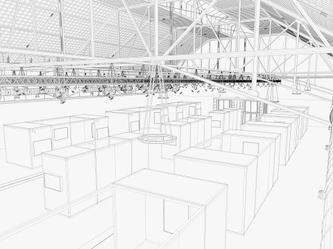 Art Gallery Exhibition 6 3D Model