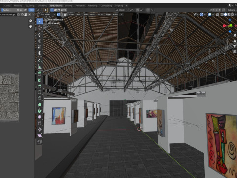 Art Gallery Exhibition 6 3D Model