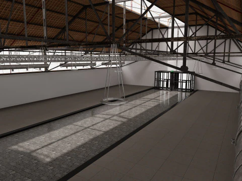 Exhibition Hall 42 3D Model