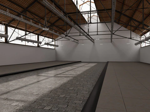 Exhibition Hall 42 3D Model