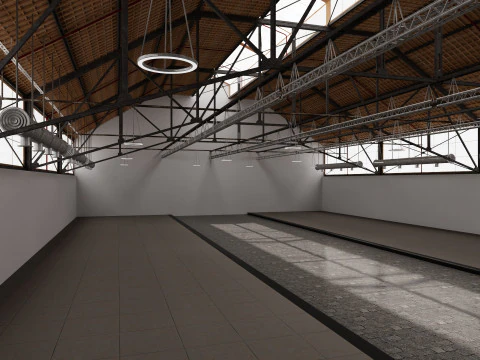 Exhibition Hall 42 3D Model