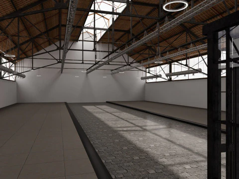 Exhibition Hall 42 3D Model