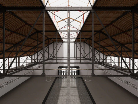 Exhibition Hall 42 3D Model
