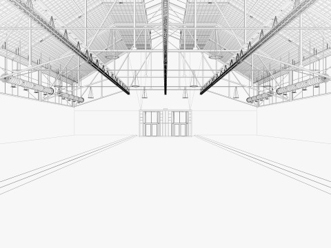 Exhibition Hall 42 Modèle 3D