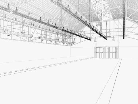 Exhibition Hall 42 3D Model