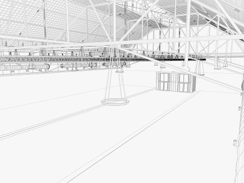 Exhibition Hall 42 3D Model
