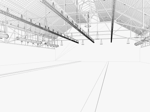 Exhibition Hall 42 3D Model