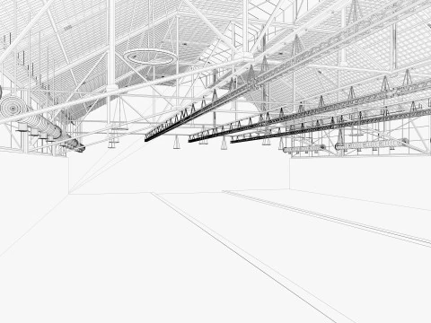 Exhibition Hall 42 3D Model