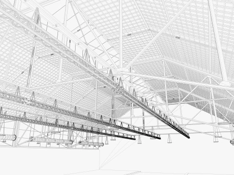 Exhibition Hall 42 3D Model